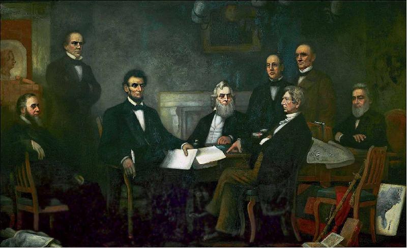 Francis B. Carpenter First Reading of the Emancipation Proclamation of President Lincoln oil painting picture